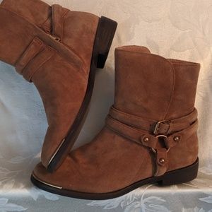 Ugg Kelby Harness Boots 6.5 Dark Chestnut